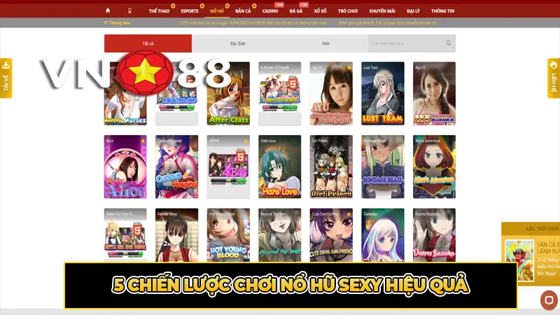 5 Chiến lược chơi nổ hũ Sexy hiệu quả