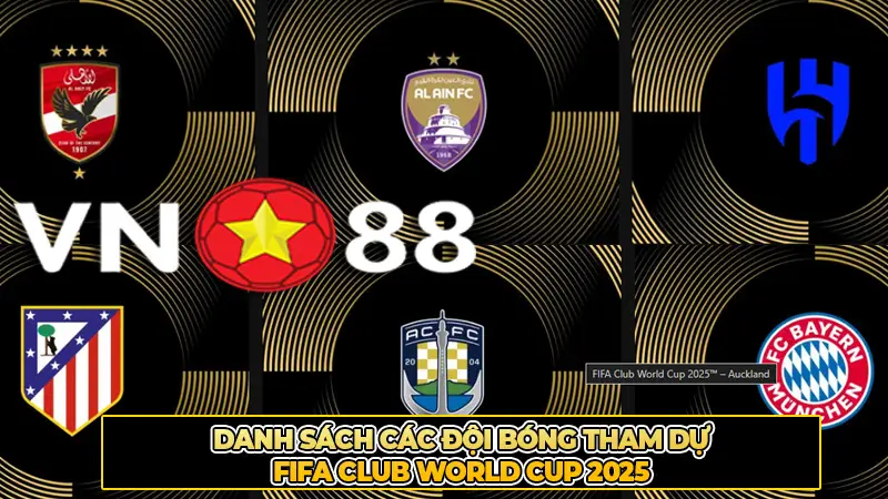 Danh Sách Các Đội Bóng Tham Dự FIFA Club World Cup 2025